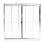 Janela-de-Correr-2-Folhas-com-Grade-Aluminio-Brilhante-100x150cm