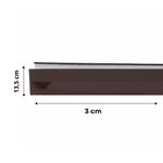 Calha-de-Aluminio-Marrom-3m-BellaCalha