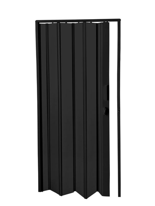 Porta Sanfonada PVC Preto 210x72cm