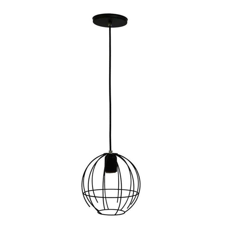 Pendente-Aramado-Ball-em-Metal-Preto-para-1-Lampada-E27