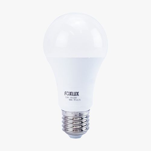 Lâmpada de LED Bulbo A60 12W E27 1018 Lúmens Luz Amarela