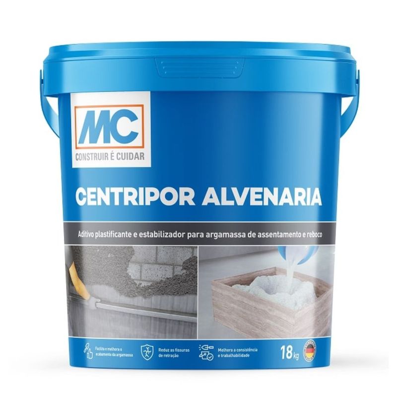 Aditivo-Plastificante-Argamassa-Centripor-Alvenaria-18Kg-Mc-Bauchemie