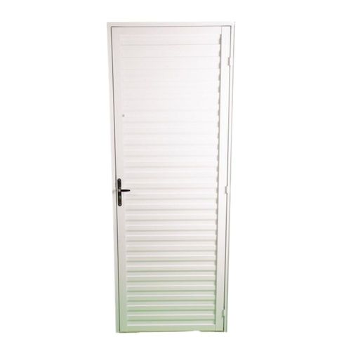 Porta Palheta Alumínio Branco Direito 210x70cm