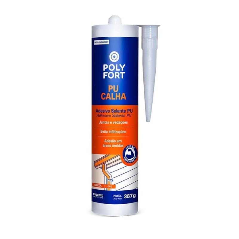 Selante-Polyfort-PU-Calha-Cinza-387g-Pulvitec