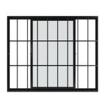 Janela-de-Correr-2-Folhas-com-Grade-Aluminio-Preto-100x150cm