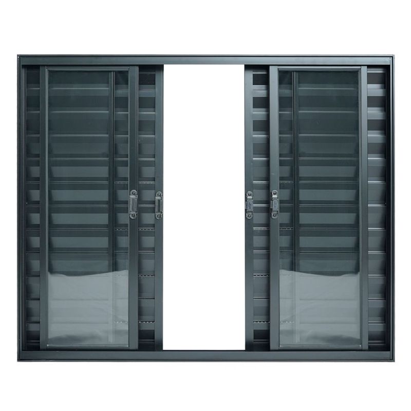 Veneziana-6-Folhas-sem-Grade-Aluminio-Preto-100x200cm