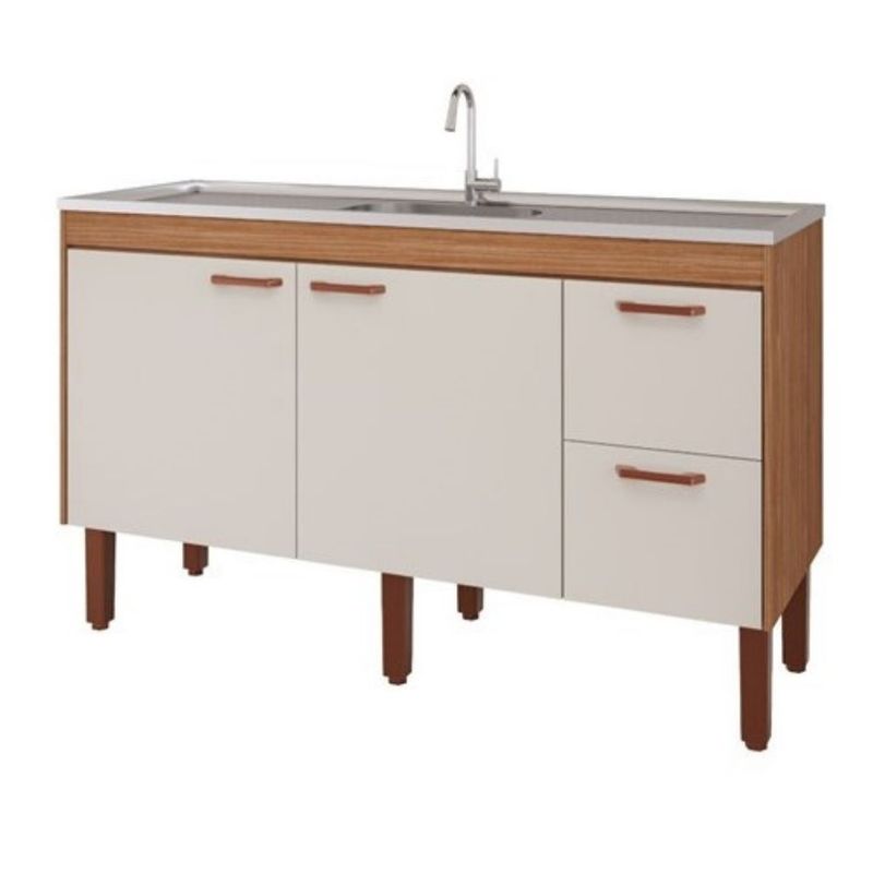 Gabinete-para-Cozinha-Slim-144x87x50cm-MDF-Freijo-Off-White