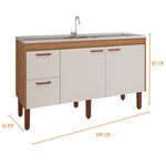 Gabinete-para-Cozinha-Slim-144x87x50cm-MDF-Freijo-Off-White