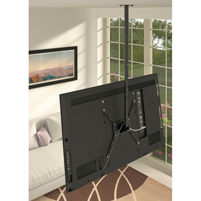 Suporte-de-Teto-para-TV-Giro-360º-e-Inclinacao-19--a-56--SKY100-Preto