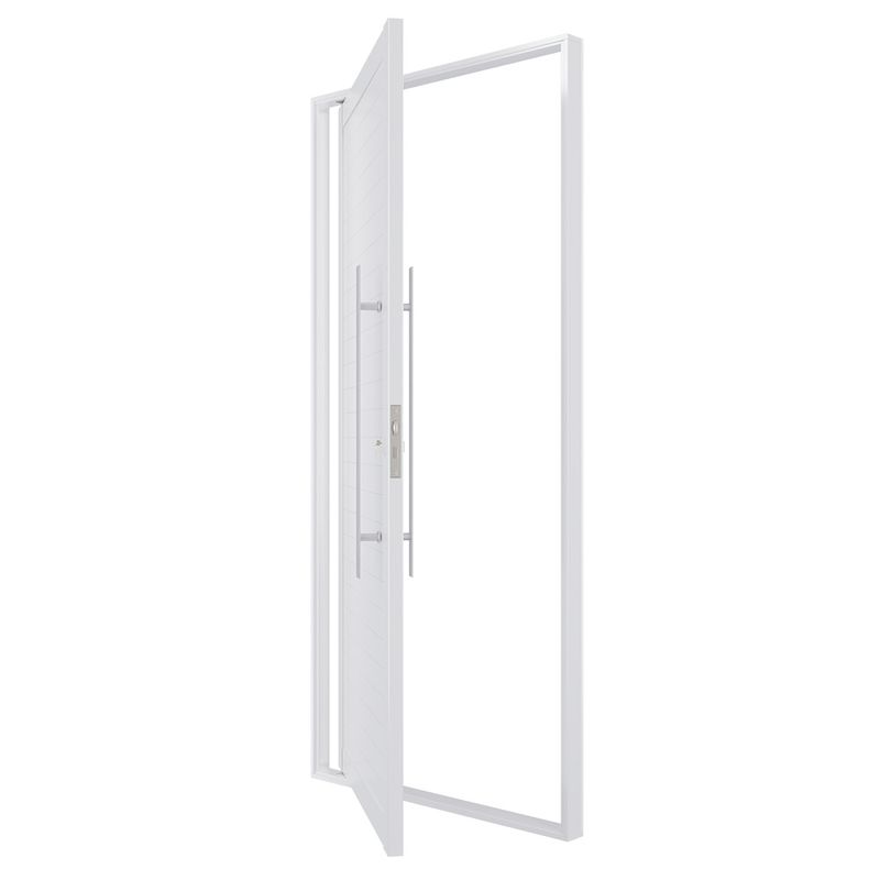 Porta-Pivotante-Aluminio-Branco-com-Puxador-Esquerdo-210x100cm