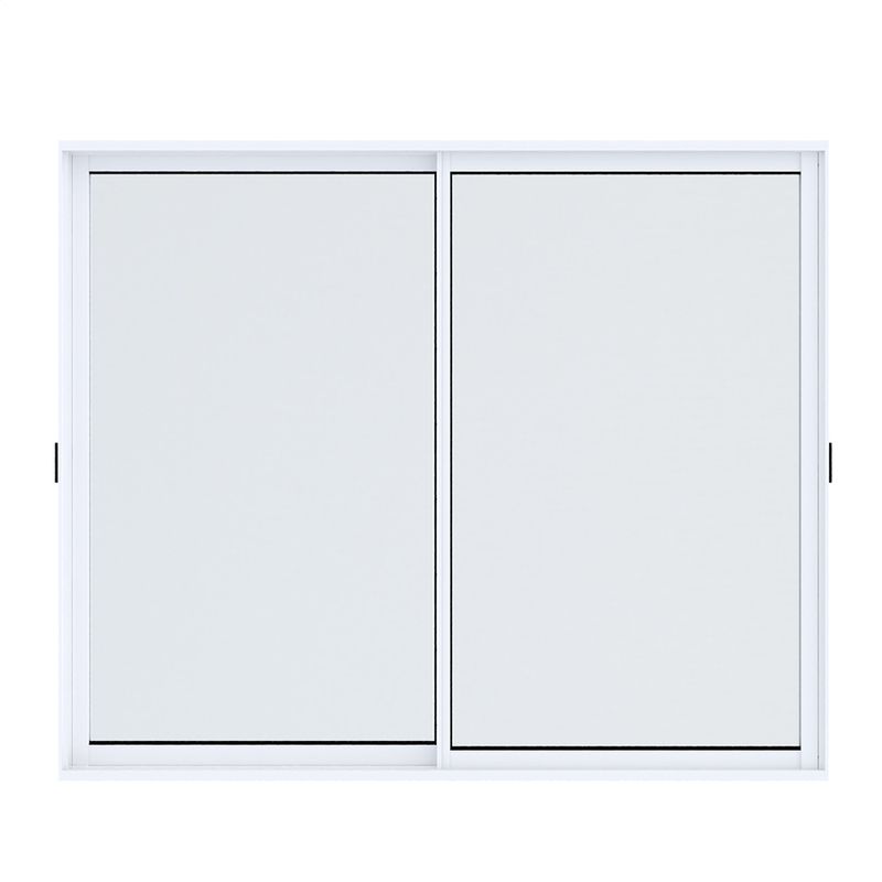 Janela-de-Correr-2-Folhas-sem-Grade-Aluminio-Branco-80x80cm