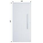 Porta-Pivotante-Aluminio-Branco-com-Puxador-Esquerdo-210x100cm