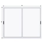Janela-de-Correr-2-Folhas-sem-Grade-Aluminio-Branco-80x80cm