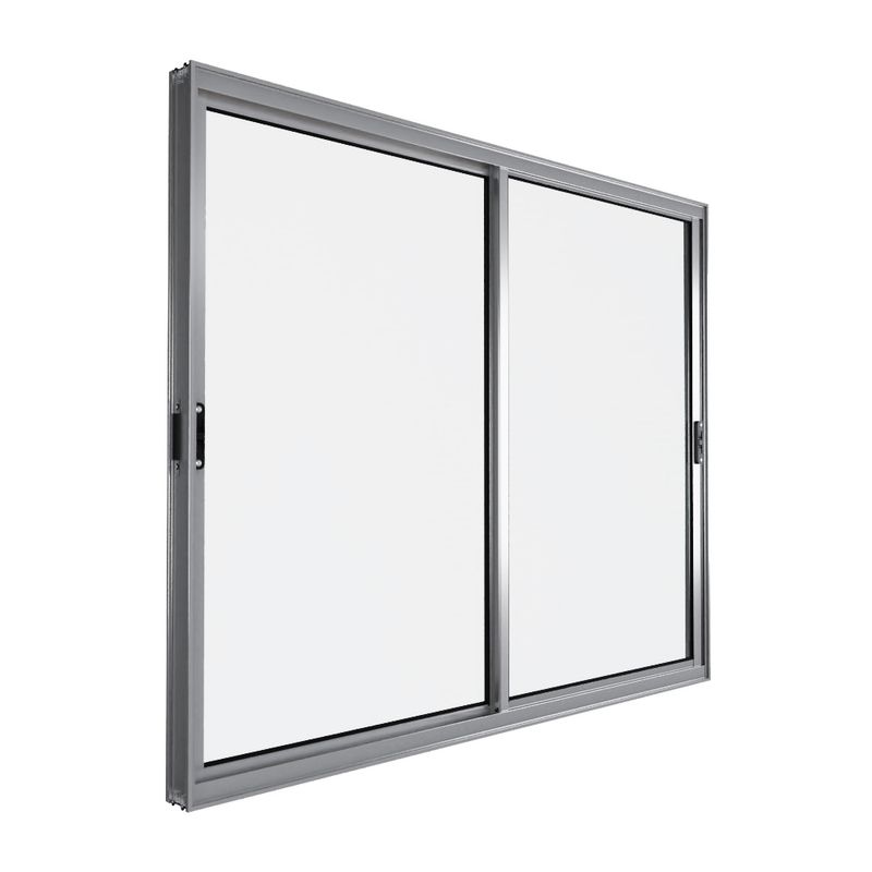 Janela-de-Correr-2-Folhas-sem-Grade-Aluminio-Brilhante-100x120cm