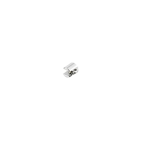 Suporte Redondo Fenda para Prateleira de Vidro 8mm Cromado 02 Peças