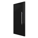Porta-Pivotante-Aluminio-Preto-com-Puxador-Esquerdo-210x100cm