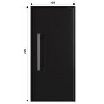 Porta-Pivotante-Aluminio-Preto-com-Puxador-Esquerdo-210x100cm