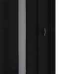 Porta-Pivotante-Aluminio-Preto-com-Puxador-Esquerdo-210x100cm
