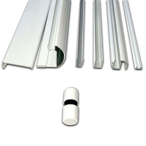 Kit para Box Frontal 1,00x1,90m F1-1.00 Branco