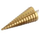 Broca-Escalonada-Cone-Aco-Rapido-4-a-32mm-6213-Titanium