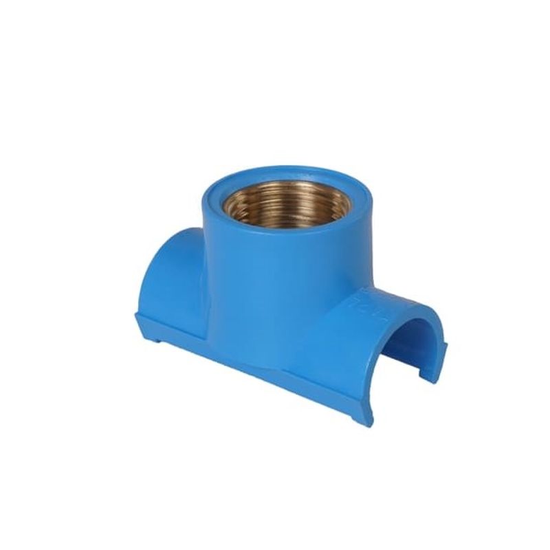 Te-Liga-Facil-Soldavel-com-Bucha-de-Latao-Azul-PVC-25mm-x-1-2--Estrela