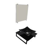 Kit-Banheiro-Vidro-Cuba-Bancada-e-Espelho-S40-Calacata-Preto-40cm