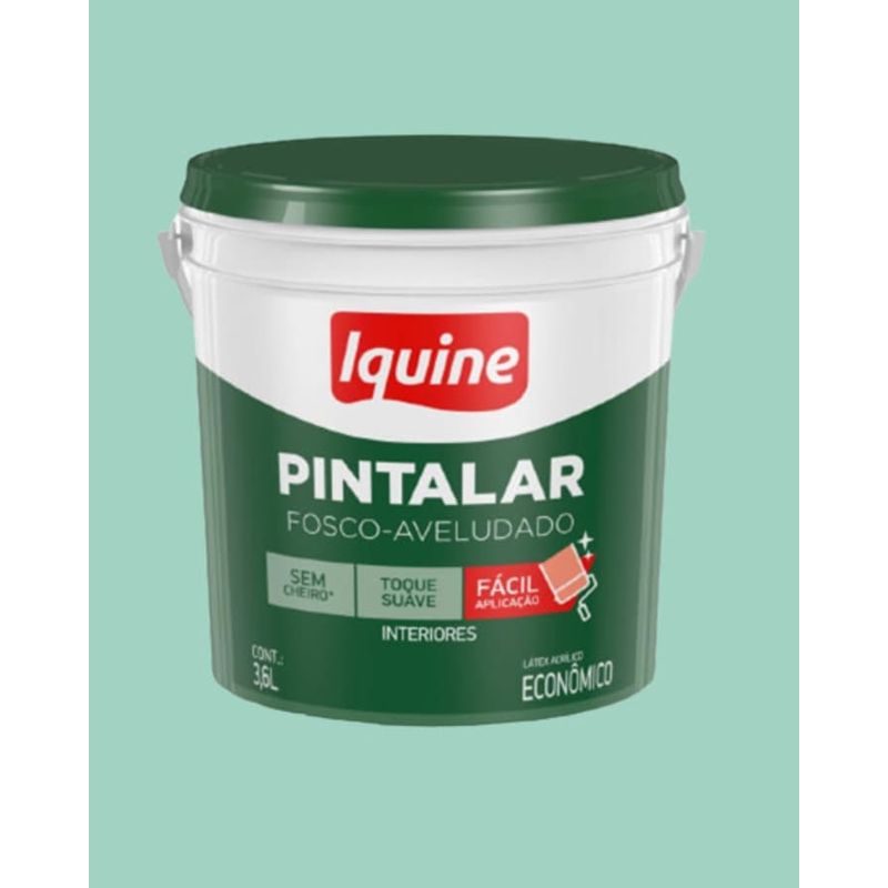Tinta-Economica-Acrilica-Fosco-Pintalar-Verde-Piscina-36L-Iquine