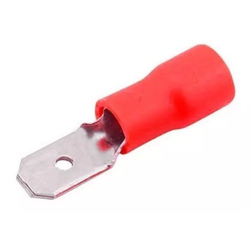 Terminal Encaixe M 0,50-1,50mm² Vermelho com 20 peças Eletrokit
