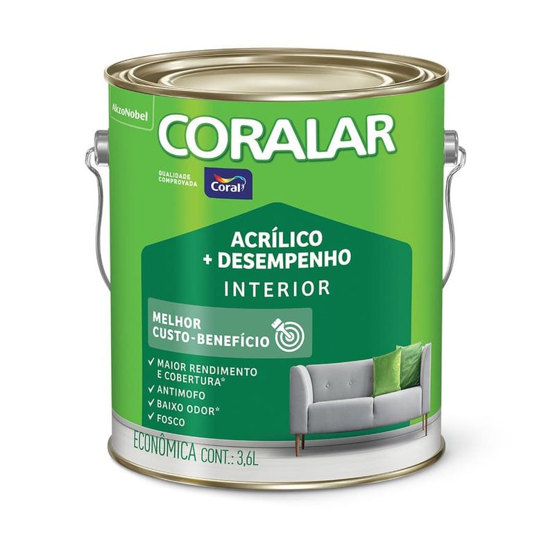 Tinta-Economica-Acrilica-Fosco---Desempenho-Oceano-36L-Coralar