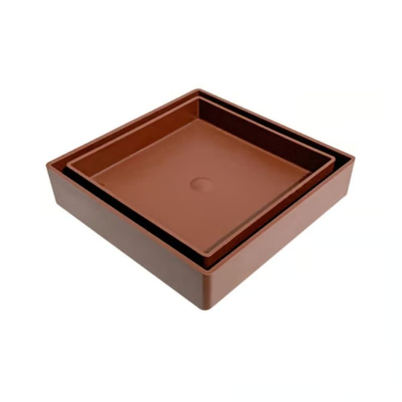 Ralo-Invisivel-Quadrado-Marrom-10X10cm-Estrela