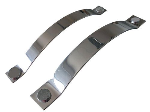 Puxador Alça Flat 240mm Alumínio Preto