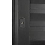 Porta-Balcao-Veneziana-3-Folhas-Vidro-Liso-Aluminio-Preto-210x150cm