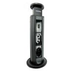 Torre-de-Tomada-Embutir-2-Modulos-e-1-Entrada-USB-com-cabo-de-15m