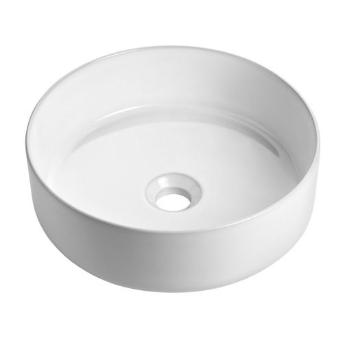 Cuba de Apoio Redonda Branca 35cm Louça Icasa ICA25-00