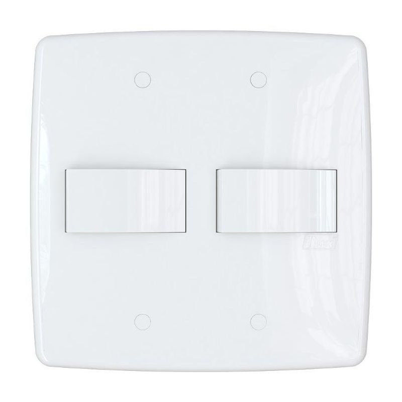 Conjunto-Interruptor-Simples-6A-250V-Tomada-20A-4x4-Branco-Finesse-