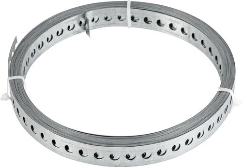 Fita de Aço Perfurada 19mmx10m Tração 76Kg Zincada