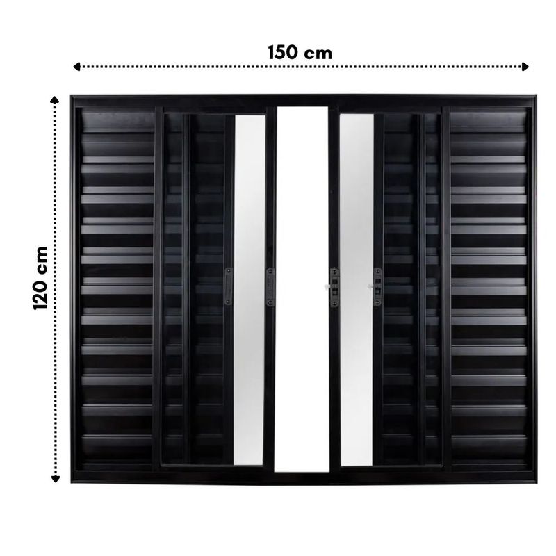 Veneziana-6-Folhas-sem-Grade-Aluminio-Preto-120x150cm