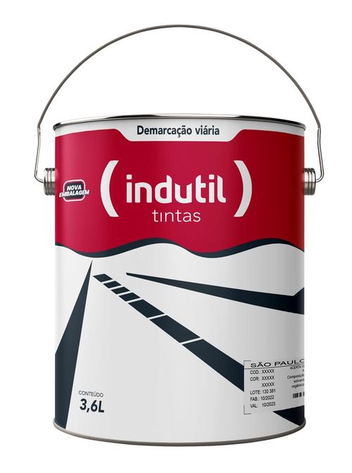 Verniz para Tinta de Demarcação Incolor 3,6L Indutil