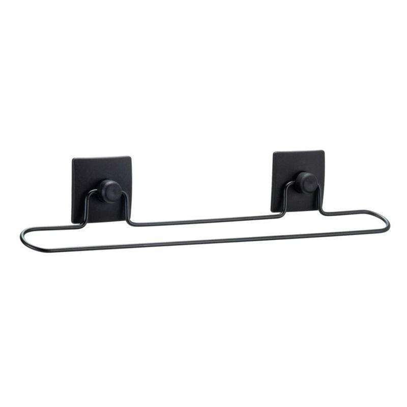 Porta-Toalha-de-Banho-Dupla-Face-com-Barra-Curva-Preto