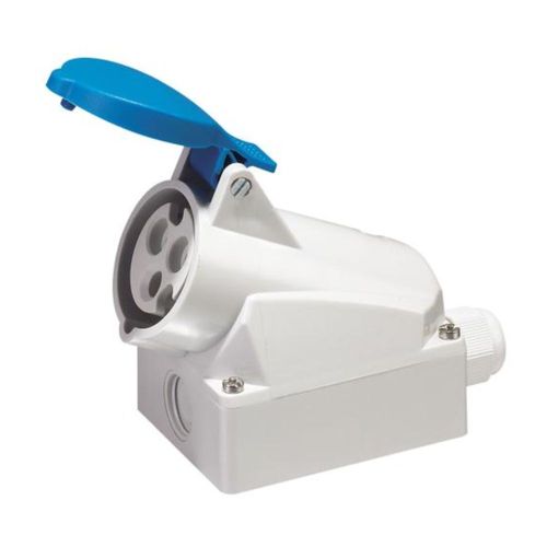 Tomada Industrial de Sobrepor 3 Pólos 16A 6H 200/250V TSW-16P3H6E57