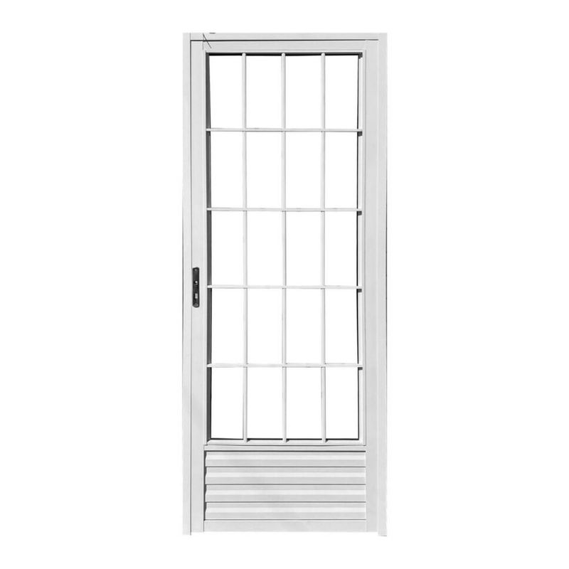 Porta-Palito-Aluminio-Branco-Vidro-Liso-Direito-210x80cm