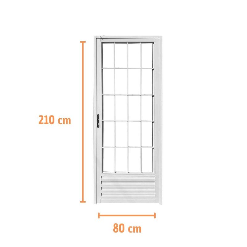 Porta-Palito-Aluminio-Branco-Vidro-Liso-Direito-210x80cm