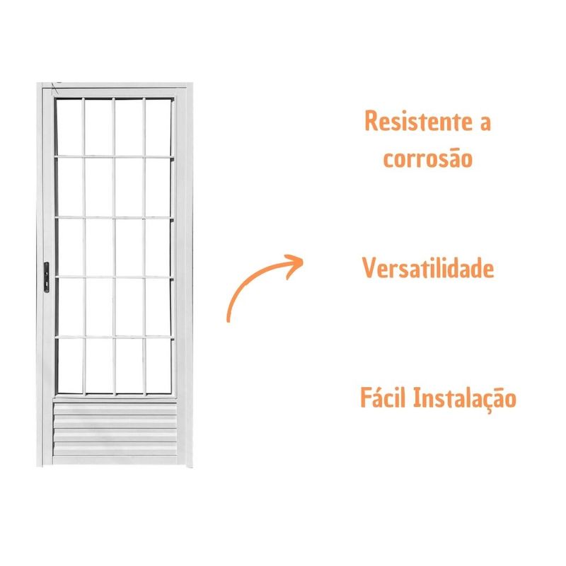 Porta-Palito-Aluminio-Branco-Vidro-Liso-Direito-210x80cm