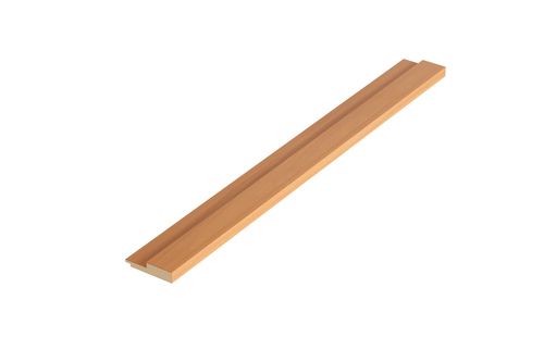 Acabamento Ripado Macho MDF Resistente à Umidade Peroba Rosa 270cm