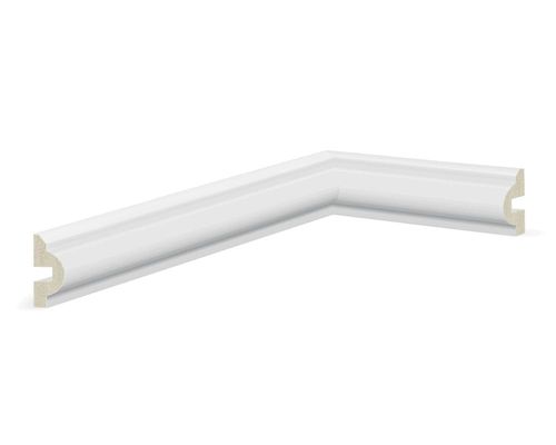 Rodameio Poliestireno Clássico Branco 3x14x240cm