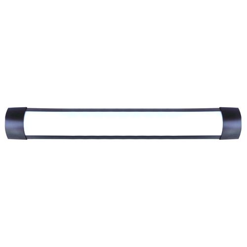 Luminária Led Elegance Fit Preta Sobrepor 18W 50cm Luz Branca