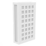 Arandela-de-Led-Cobogo-Quadros-Branca-IP65-12w-Luz-Amarela-720-lumens