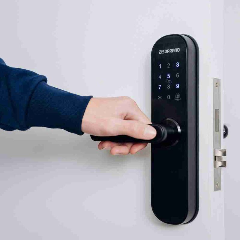 Fechadura-Digital-de-Embutir-com-Biometria-e-Wifi-FEB505-Preto