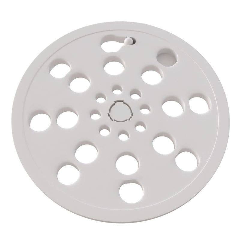 Grelha-Redonda-Abre-e-Fecha-PVC-Branca-15cm-DN150-Estrela