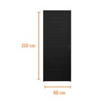 Porta-Lambril-sem-Puxador-Aluminio-Preto-Esquerdo-210x80cm